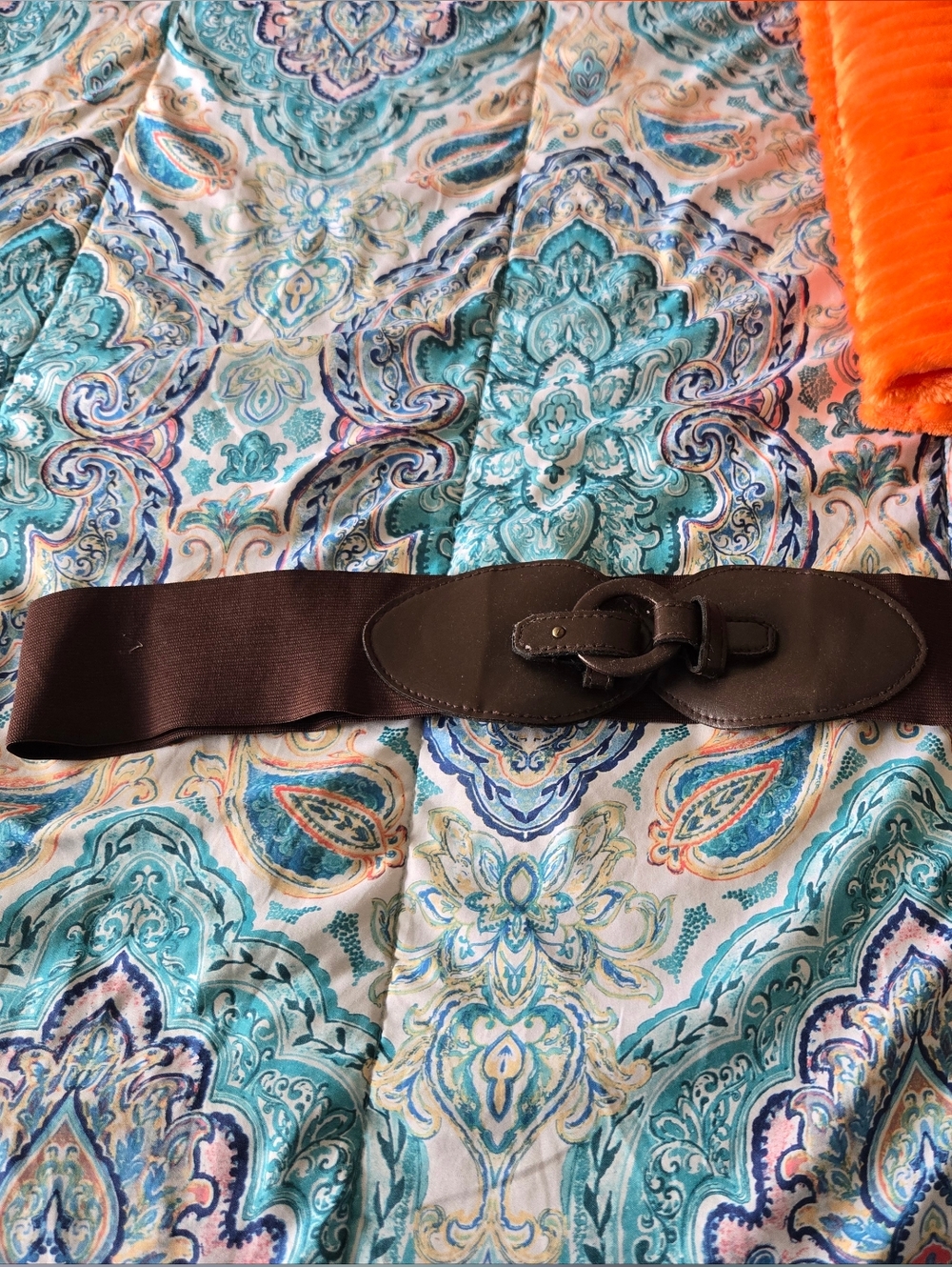 Wide Elastic Waist Belt
